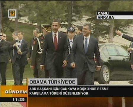 Obama'nın Çankaya Köşkü ziyareti