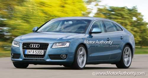 Audi A5 Sportback'in ilk görüntüsü