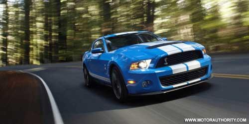 Ford 2010 model Mustang Shelby GT500
