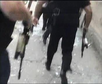Gürcistan Cumhurbaşkanı Mihail Saakaşvili Gori'de korku dolu anlar yaşadı.