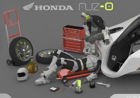 Honda'nın uçan otomobili 2068 F-uzo