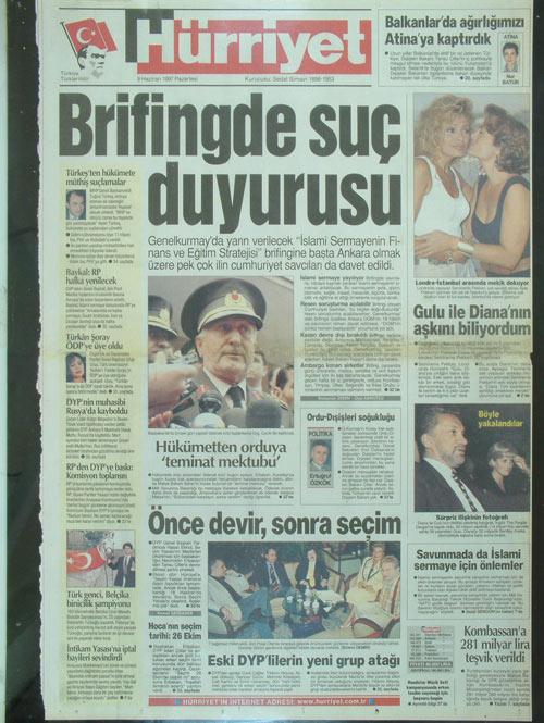 9 Haziran 1997 Hürriyet