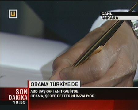 Obama'nın Anıtkabir ziyareti