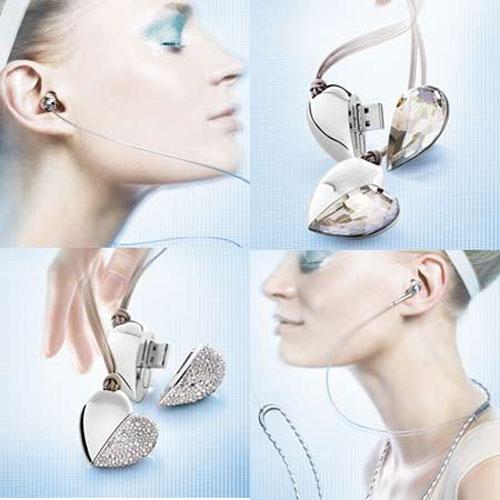 swarovski taşlı kulaklık