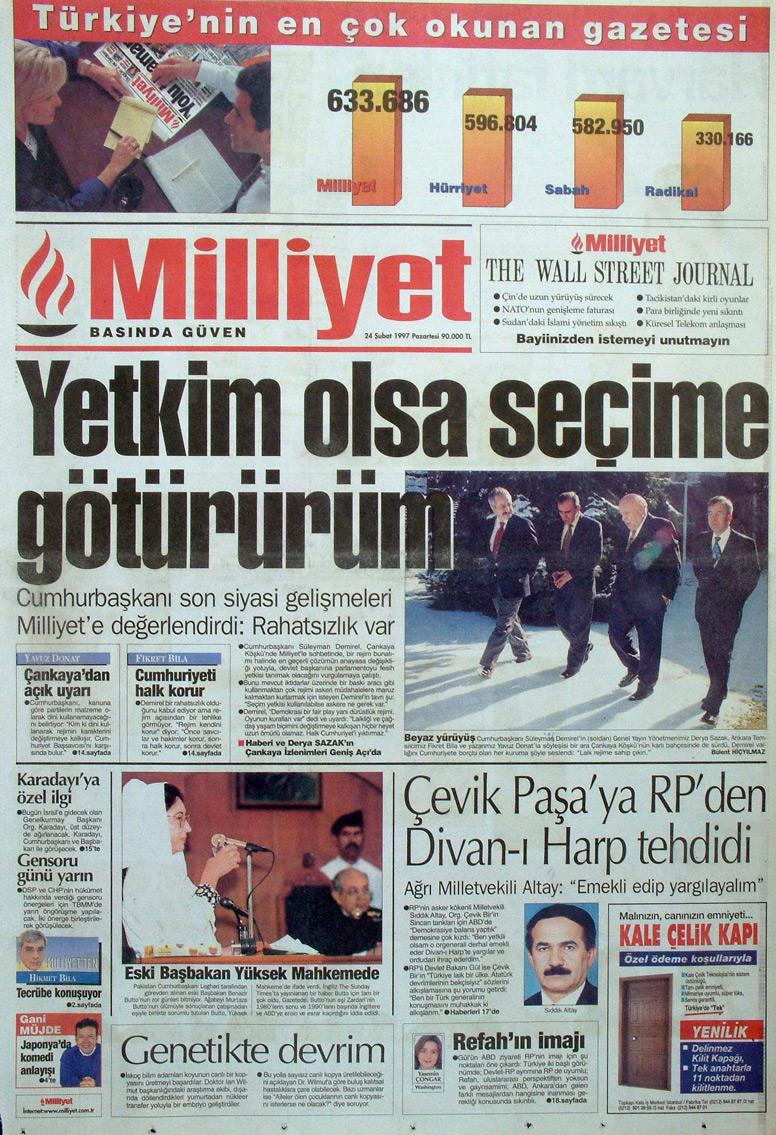 24 Şubat 1997 Milliyet