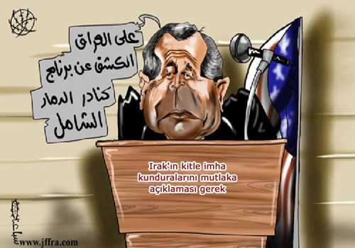 El Zeydi'nin Bush'a fırlattığı ayakkabı Arap basınında geniş yer buldu