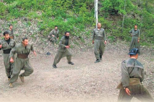 Terör örgütü PKK'nın Karadeniz grubunda yer alan bir teröristin teslim olmasıyla, bölgedeki eylem gruplarına ait fotoğraflar ortaya çıktı.