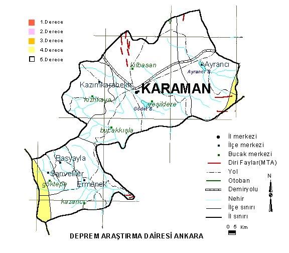 Türkiye'nin tüm illerinde fay hatları bulunuyor ve hemen hemen her il deprem riski ile karşı karşıya. İşte Türkiye'nin il il deprem haritası;