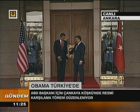 Obama'nın Çankaya Köşkü ziyareti