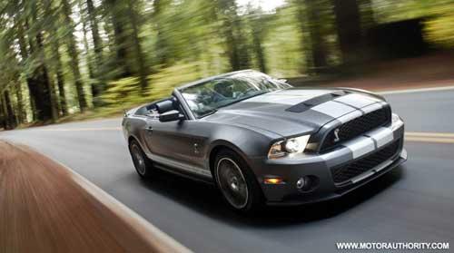 Ford 2010 model Mustang Shelby GT500