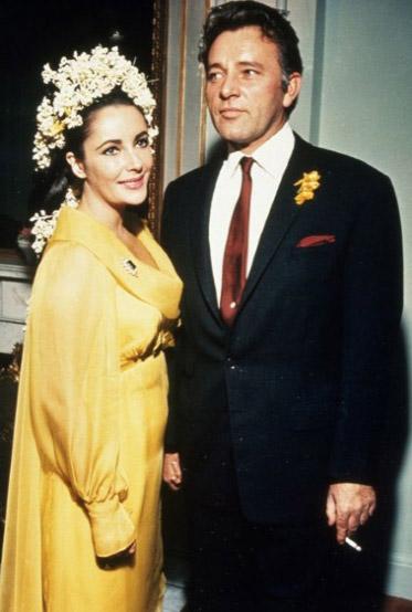 Elizabeth Taylor'ın Richard Burton 'la olan ilk evliliği, 1964.