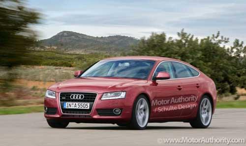 Audi A5 Sportback'in ilk görüntüsü