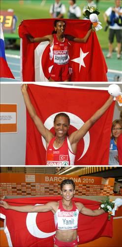 İspanyanın Barselona kentindeki 20. Avrupa Atletizm Şampiyonasında Türk bayan sporculardan Elvan Abeylegesse, bayanlar 10 bin metrede altın, 5 bin metrede gümüş, Alemitu Bekele Degfa, 5 bin metrede altın, Nevin Yanıt da 100 metre engellide altın madalya kazanmıştı.