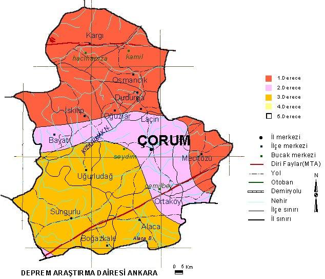 Türkiye'nin tüm illerinde fay hatları bulunuyor ve hemen hemen her il deprem riski ile karşı karşıya. İşte Türkiye'nin il il deprem haritası;