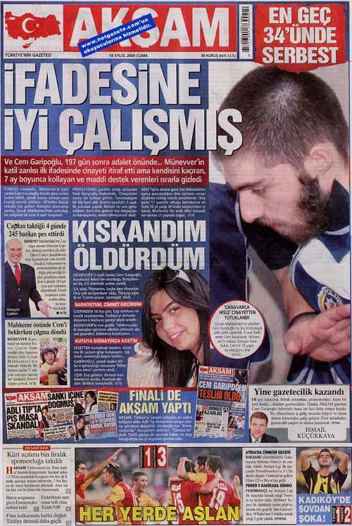 AKŞAM: İFADESİNE İYİ ÇALIŞMIŞ