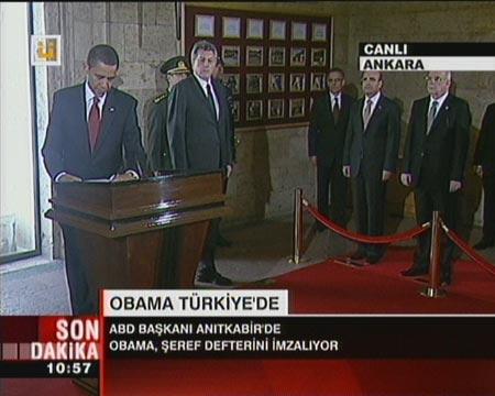 Obama'nın Anıtkabir ziyareti
