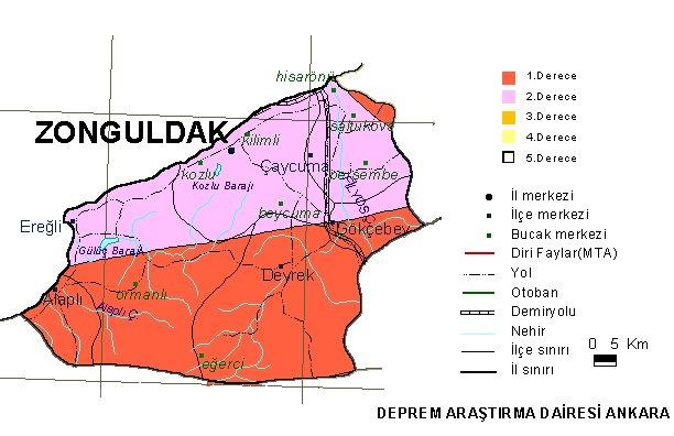 Türkiye'nin tüm illerinde fay hatları bulunuyor ve hemen hemen her il deprem riski ile karşı karşıya. İşte Türkiye'nin il il deprem haritası;