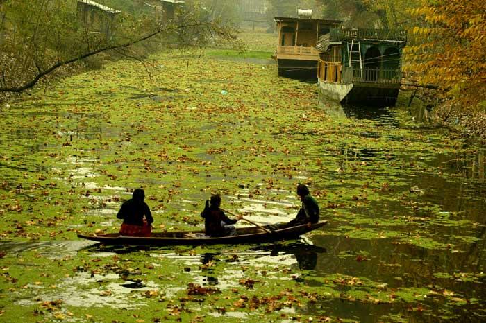 Tekne Evler<br><br>
Hindistan Kaşmir'de, bu nehirdeki evler turizm açısından oldukça önemliler...