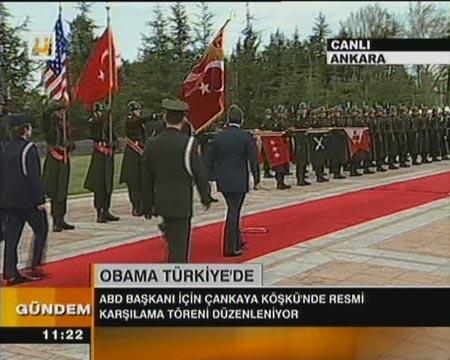 Obama'nın Çankaya Köşkü ziyareti