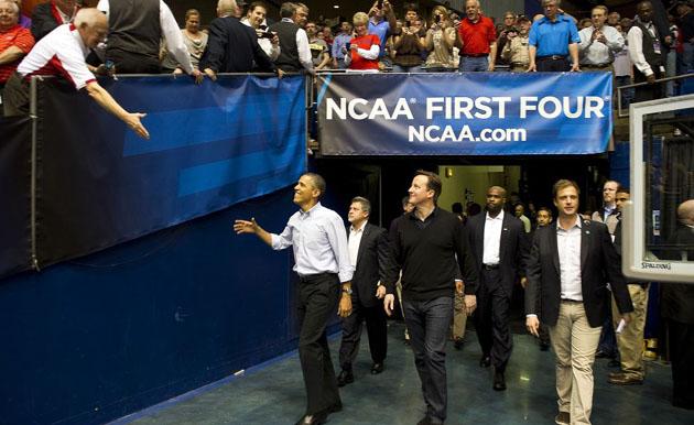 Beyaz Saray'dan yapılan açıklamada, Obama ve Cameron'ın ülkenin en önemli spor etkinliklerinden biri olan turnuva için Dayton'a seyahatinin, iki transatlantik müttefik arasındaki "özel ilişkinin" altını çizme amacını taşıdığı belirtildi.