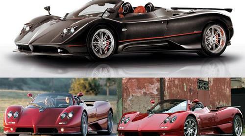 <strong>3- Pegani Zonda Cinque Roadster:</strong> 678 HP güç üreten Mercedes AMG V12 ile güçlendirilmiş motoruyla araç 100 kilometreye 3,4 saniyede ulaşıyor. Fiyatı 1,8 milyon dolar