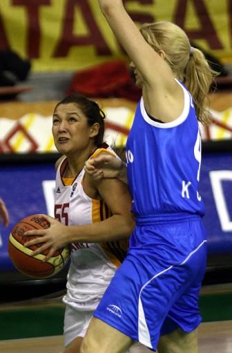 Basketbolda FIBA Avrupa Kupası yarı final rövanş maçında Galatasaray, Rusya'nın Dinamo Kursk takımını 62-39 yenerek finale yükseldi.