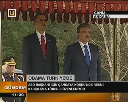 Obama'nın Çankaya Köşkü ziyareti