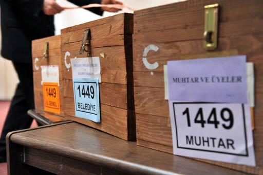 29 Mart pazar günü gerçekleştirilecek olan yerel seçimlerde vatandaşların kullanacakları oy pusulaları ve zarfları mühürlü çuvallar içinde görevlilere teslim edildi.
