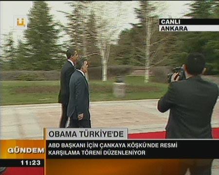 Obama'nın Çankaya Köşkü ziyareti