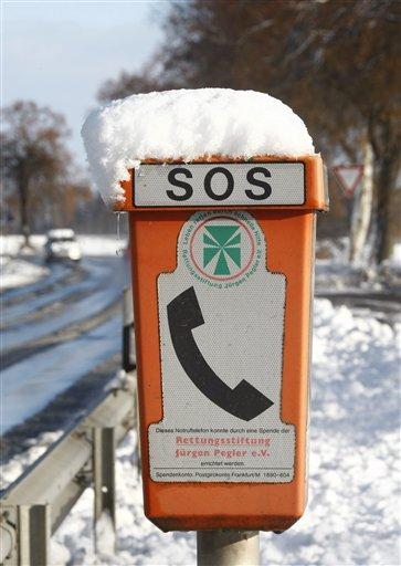 AP'nin objektifinden Avrupa'dan kar manzaraları