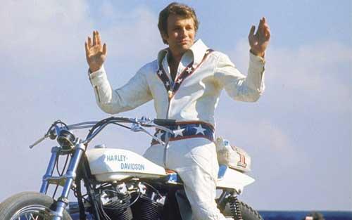 Evel Knievel, motorcycle jumping