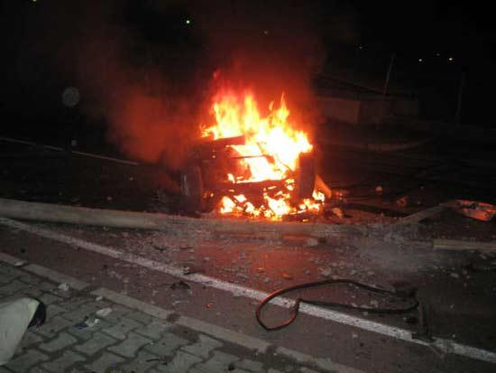 Manisa Turgutlu'da feci kaza: 1 ölü 1 yaralı