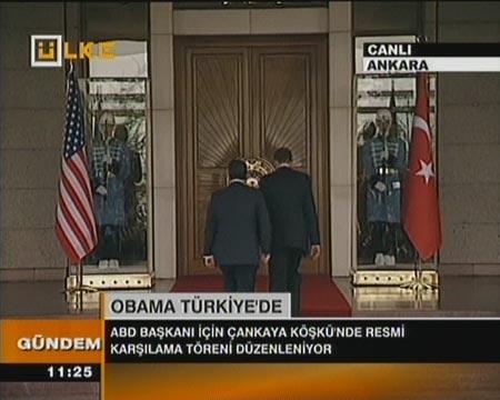Obama'nın Çankaya Köşkü ziyareti