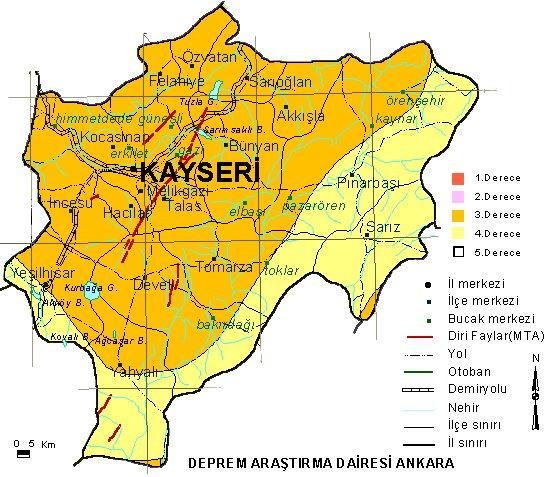 Türkiye'nin tüm illerinde fay hatları bulunuyor ve hemen hemen her il deprem riski ile karşı karşıya. İşte Türkiye'nin il il deprem haritası;