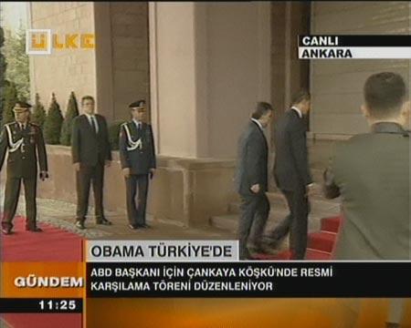 Obama'nın Çankaya Köşkü ziyareti
