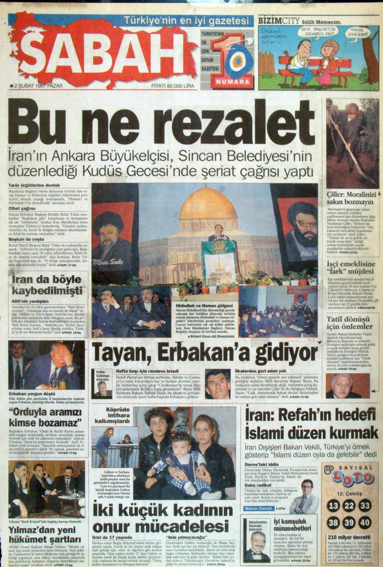 2 Şubat 1997 Sabah