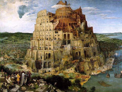 Babil Kulesi, Pieter Brueghel tarafindan 1563 yilinda cizilen ünlü tabloda Babil Kulesi tasvir ediliyor.