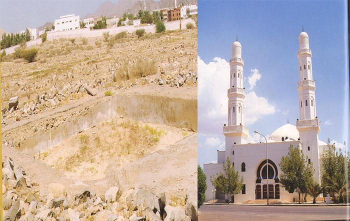 <p>Bedir’deki Aşir cami ve Bedir şehitliği</p>