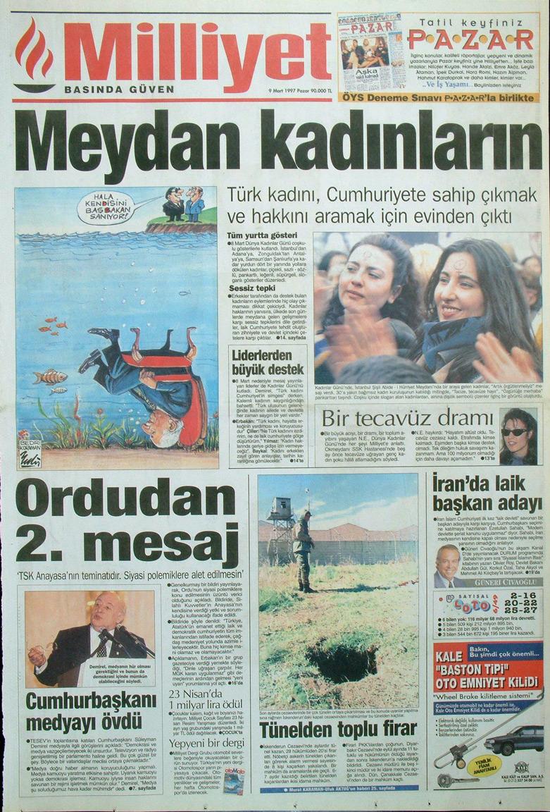 9 Mart 1997 Milliyet