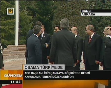 Obama'nın Çankaya Köşkü ziyareti