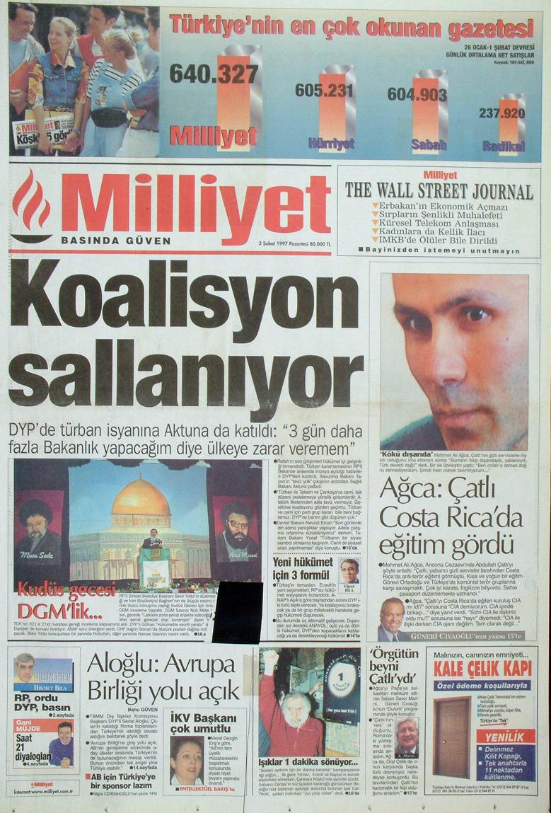 3 Şubat 1997 Milliyet