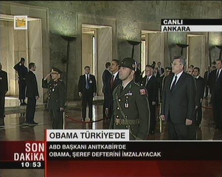 Obama'nın Anıtkabir ziyareti