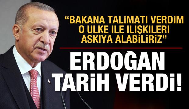 Başkan Erdoğan tarih verdi! Ayın 23'üne kadar sürecek