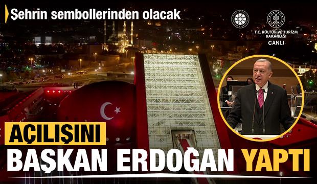 Başkan Erdoğan CSO konser salonu açılışında konuştu