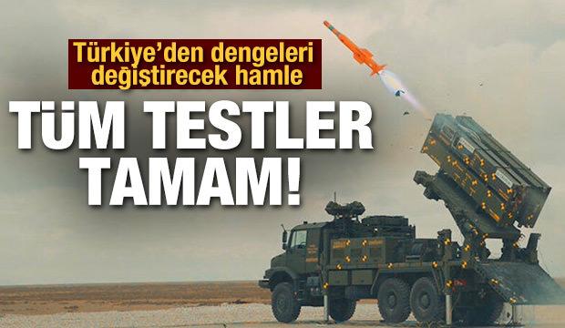 Cumhurbaşkanı Erdoğan: Milli füzenin testi yapıldı, TSK'ya teslim edilecek