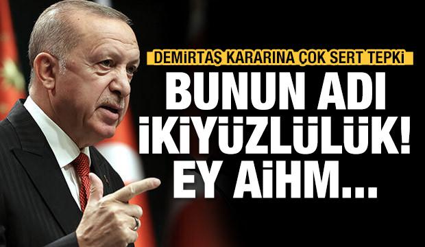 Erdoğan'dan çok sert Demirtaş tepkisi