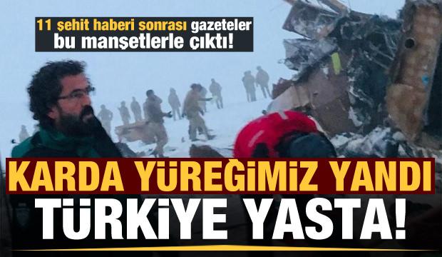Karda yüreğimiz yandı!