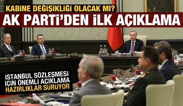 Son dakika haberi: Kabine değişikliği olacak mı? AK Parti'den ilk açıklama