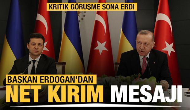 Başkan Erdoğan: Kırım'ın ilhakını tanımıyoruz