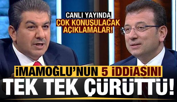 Son dakika: Ekrem İmamoğlu'nun 5 iddiasını tek tek çürüttü!